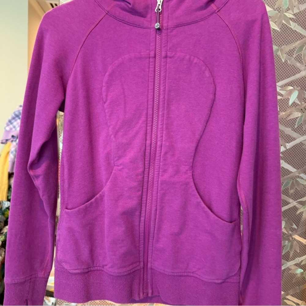 Lululemon Scuba Purple Zip-Up Size 6 Hoodie